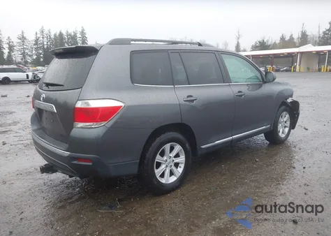 2013 Toyota Highlander Se V6 from USA, damaged, VIN 5TDZK3EH4DS125278
